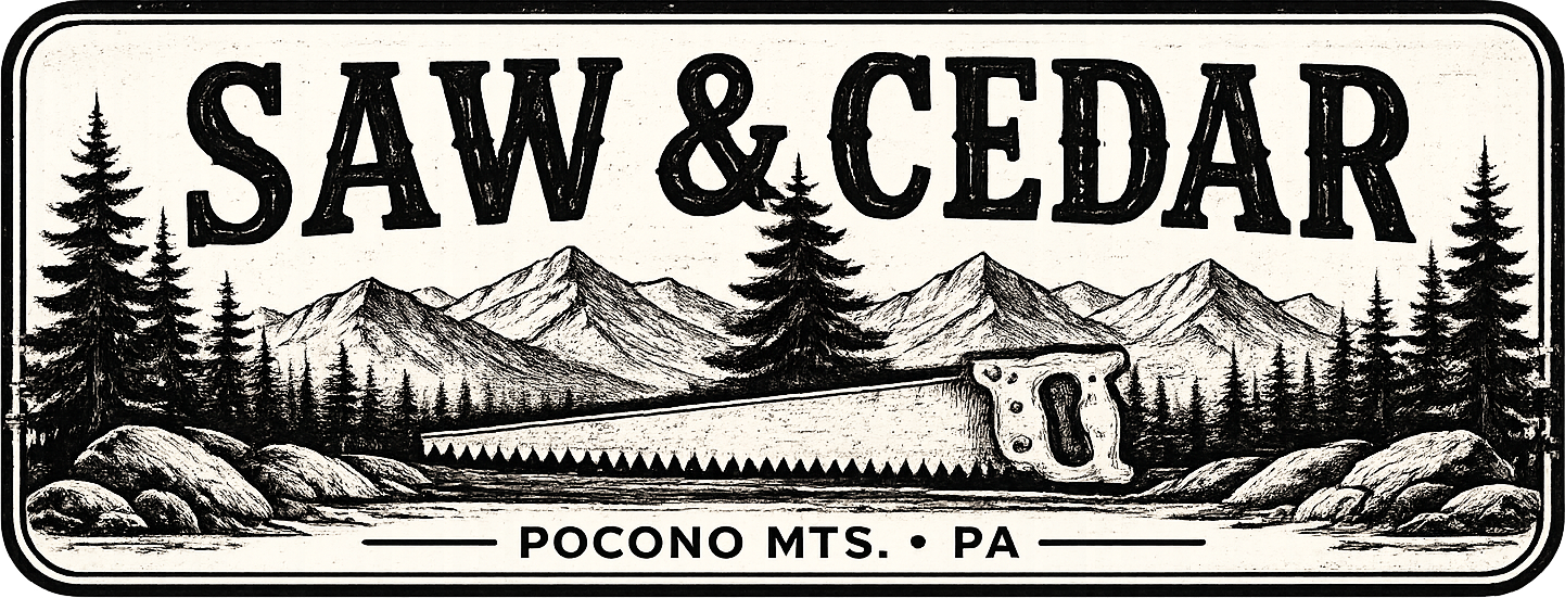 Saw & Cedar — Pocono Mts. PA